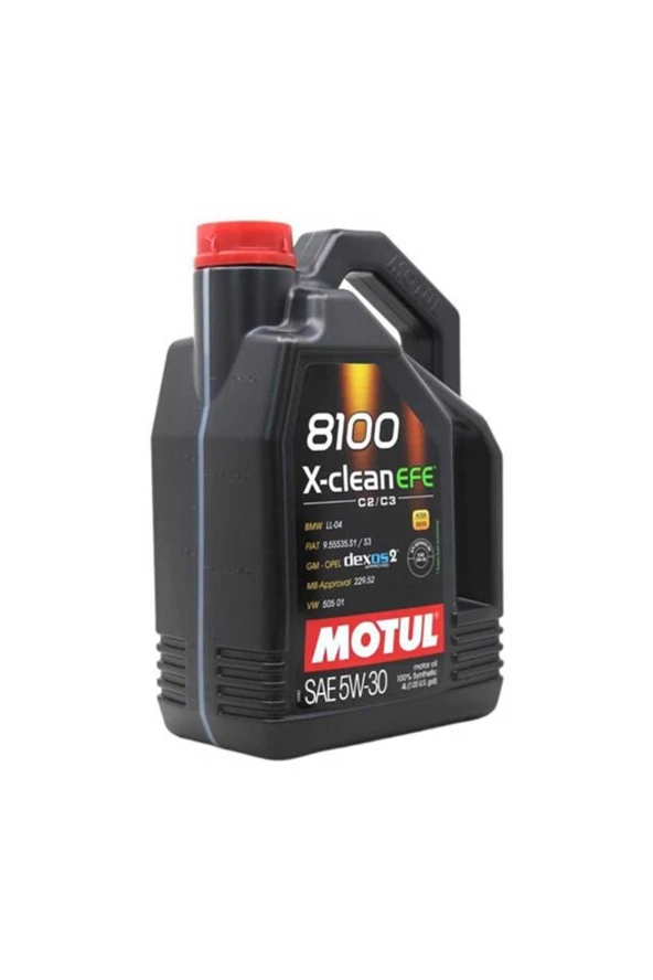 Motul 8100 X-Clean Efe 5W30 Motor Yağı 4 Litre ürün görseli 1