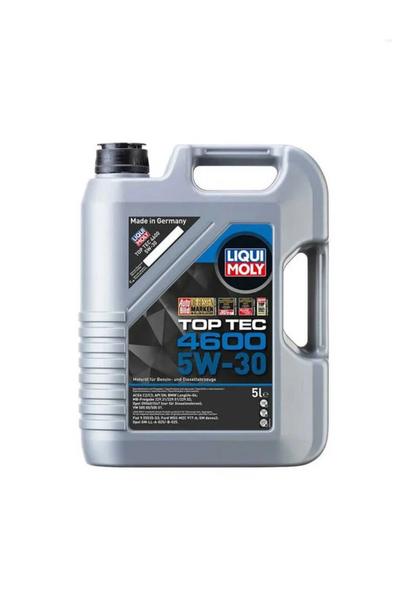 LIQUI MOLY 5W30 Motor Yağı Top Tec 4600 5 Litre 2316 ürün görseli 1