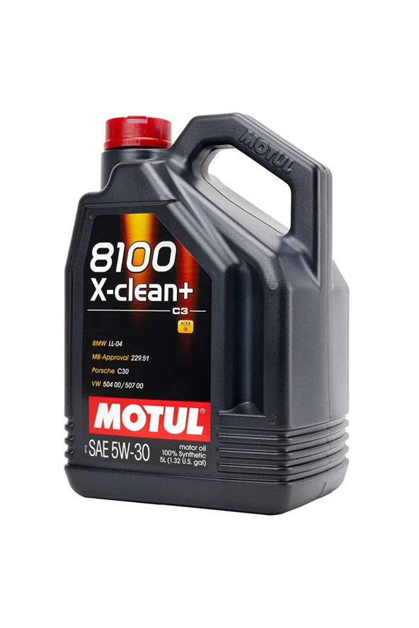 Motul 8100 X-Clean+ 5W30 Motor Yağı 5 Litre ürün görseli 1