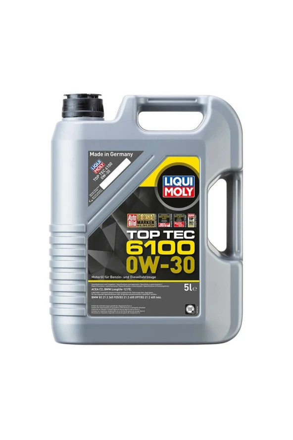 Liqui Moly 0W30 Top Tec 6100 Motor Yağı 5 Litre 20779 ürün görseli 1
