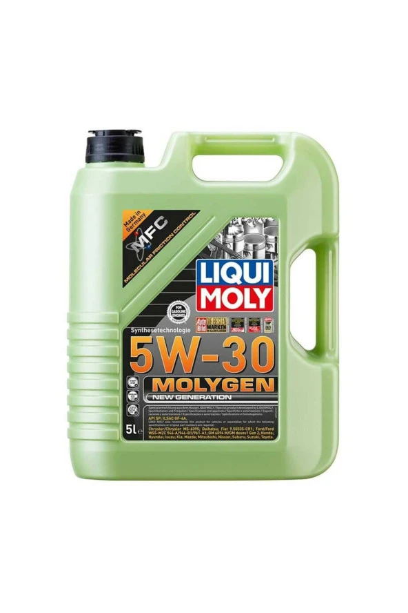 LIQUI MOLY 5W30 Motor Yağı Molygen New Generation 5 Litre 9952 ürün görseli 1