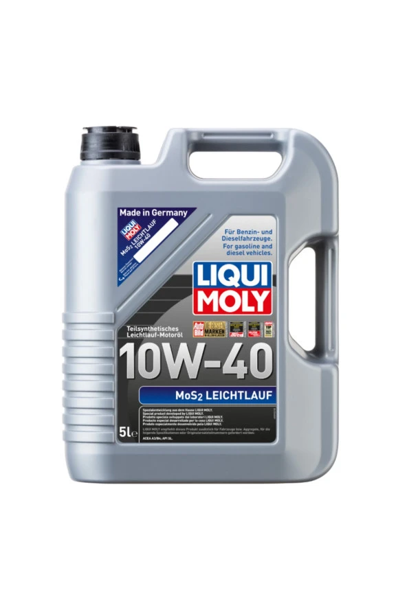LIQUI MOLY Mos2 Leichtlauf 10W40 Motor Yağı 5 Litre 2184 ürün görseli 1