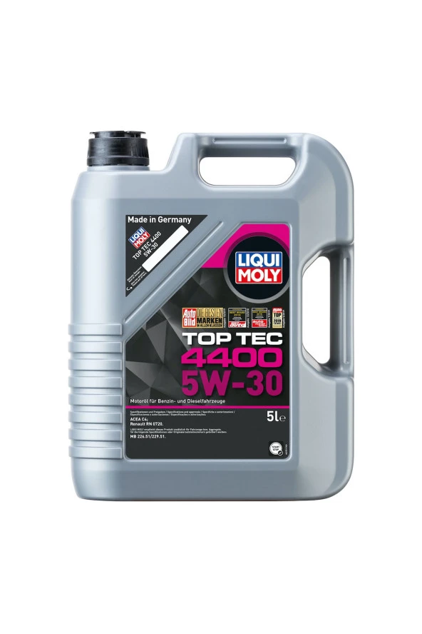 LIQUI MOLY Top Tec 4400 5W30 Renault Onaylı Motor Yağı 5 Litre 2322 ürün görseli 1