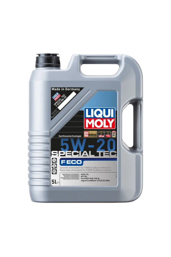 LIQUI MOLY Special Tec F Eco 5W20 Motor Yağı 5 Litre 3841 ürün görseli 1