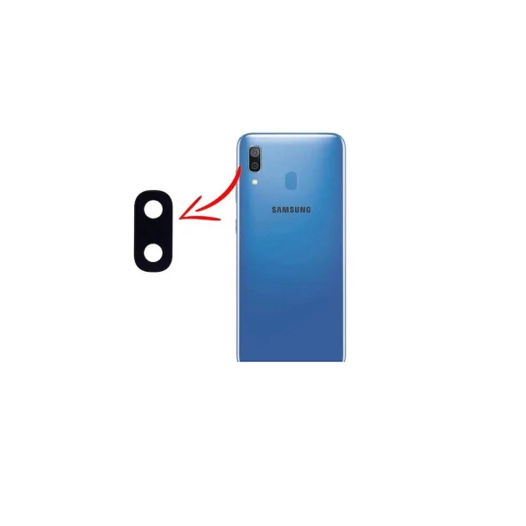 Samsung Galaxy A30 A305F İle Uyumlu Kamera Camı ürün görseli 1