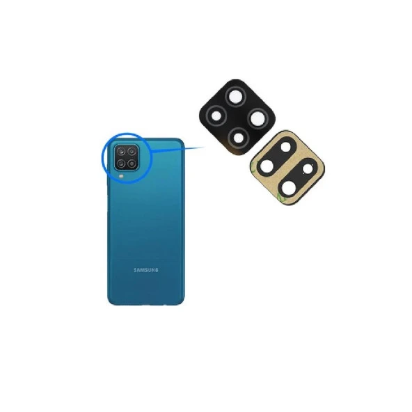 Samsung Galaxy M12 M127F İle Uyumlu Kamera Camı ürün görseli 1