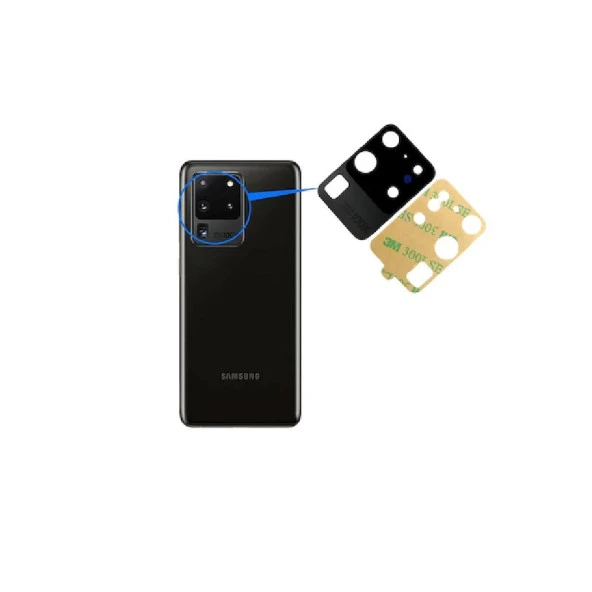 Samsung Galaxy S20 Ultra G988 İle Uyumlu Kamera Camı ürün görseli 1