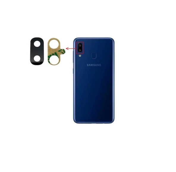 Samsun Galaxy A20 A205F İle Uyumlu Kamera Camı ürün görseli 1