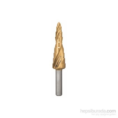 Bosch  - Kademeli Matkap Ucu Hss-Tin - 4 - 12 Mm, 6,0 Mm, 66,5 Mm ürün görseli 1