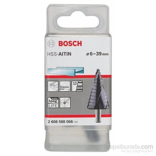 Bosch  - Kademeli Matkap Ucu Hss-Altin - 6 - 39 Mm, 10,0 Mm, 93,5 Mm ürün görseli 1