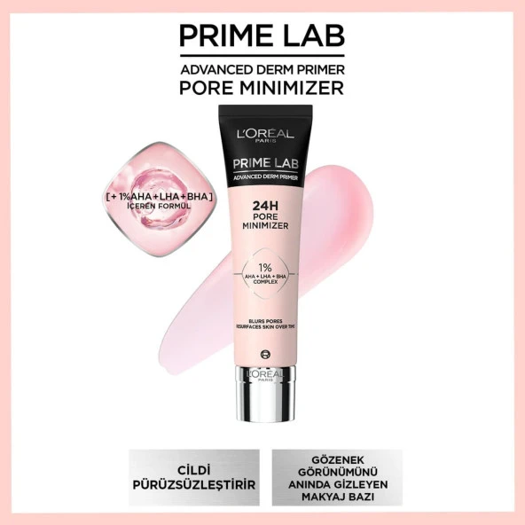 L'Oréal Paris Prime Lab Pore Minimizer Gözenek Küçültücü Makyaj Bazı ürün görseli 1