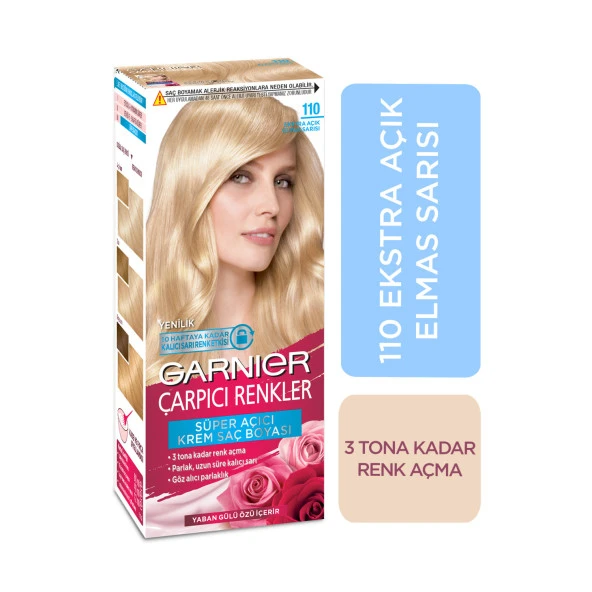 Garnier Çarpıcı Renkler 110 Ekstra Açık Elmas Sarısı ürün görseli 1