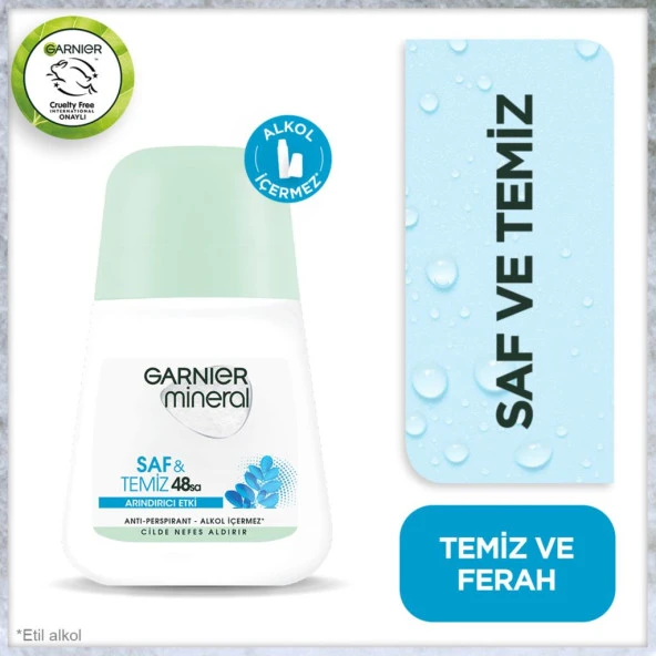 Garnier Mineral Saf&Temiz Roll-On Deodorant - Resim 2