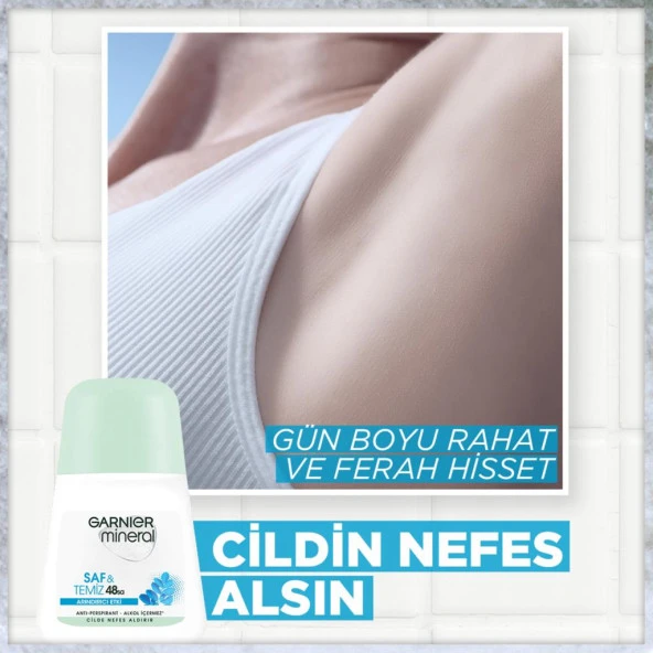 Garnier Mineral Saf&Temiz Roll-On Deodorant - Resim 3