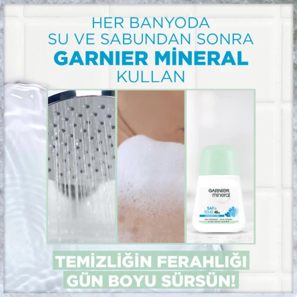 Garnier Mineral Saf&Temiz Roll-On Deodorant - Resim 5