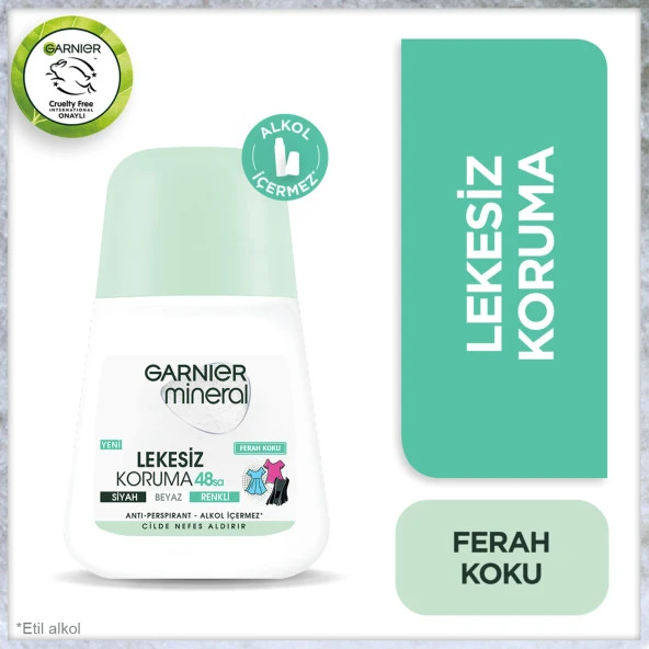 Garnier Mineral Lekesiz Koruma Roll-On Deodorant ürün görseli 1