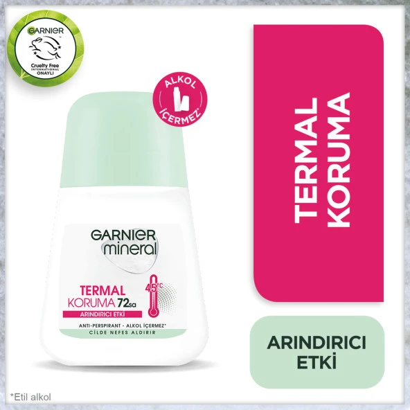Garnier Mineral Termal Koruma Roll-On Deodorant ürün görseli 1