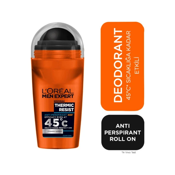 L'Oréal Paris Men Expert Thermic Resist Anti Perspirant Roll On 50ml ürün görseli 1