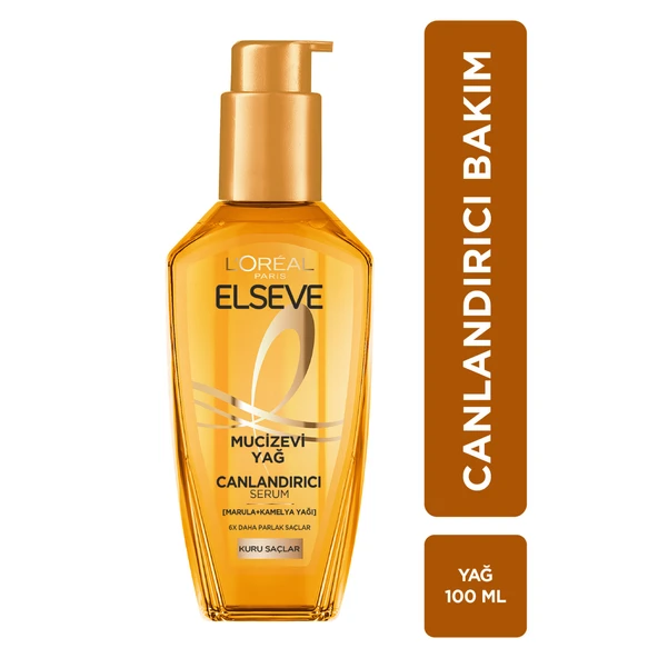 L'oréal Paris Elseve Mucizevi Yağ Canlandırıcı Bakım Yağı 100ml ürün görseli 1