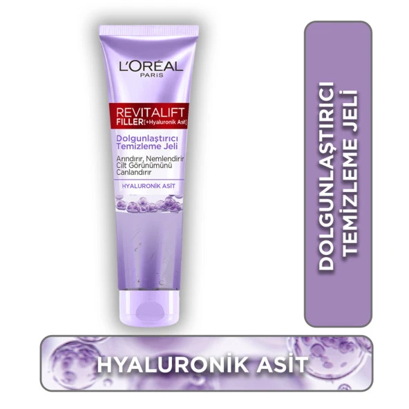 L'Oréal Paris Revitalift Filler Dolgunlaştırıcı Temizleme Jeli 150ml - Hyaluronik Asit ürün görseli 1