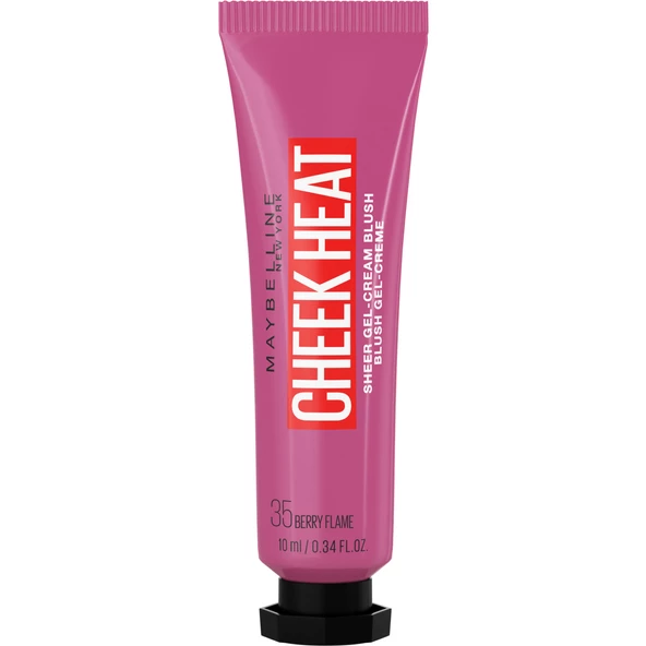Maybelline New York Cheek Heat Likit Allık - 35 Berry Flame - Koyu Pembe ürün görseli 1