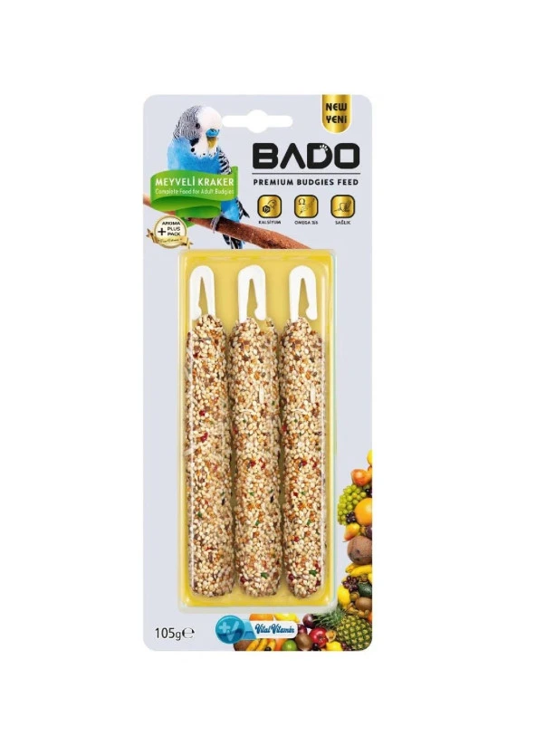 BADO MUHABBET MEYVELİ KUŞ KRAKERİ 105 GR ürün görseli 1