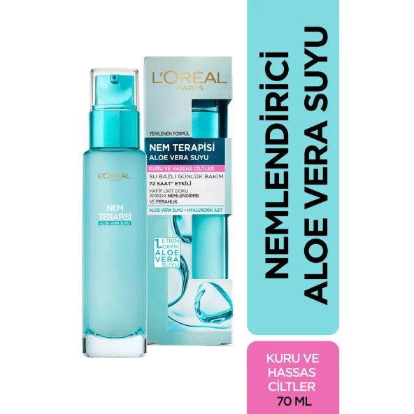 L'Oréal Paris Nem Terapisi Aloe Vera Suyu Kuru ve Hassas Ciltler ürün görseli 1