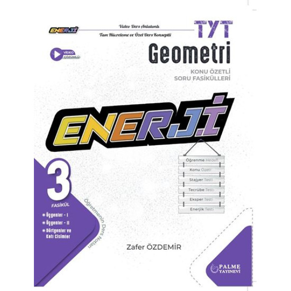 Palme Yayınevi YKS TYT Enerji Geometri Konu Özetli Soru Fasikülleri ürün görseli 1