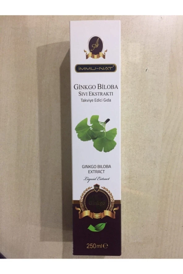 İMMU-NAT Ginkgo Biloba Sıvı Ekstraktı 250 ml ürün görseli 1