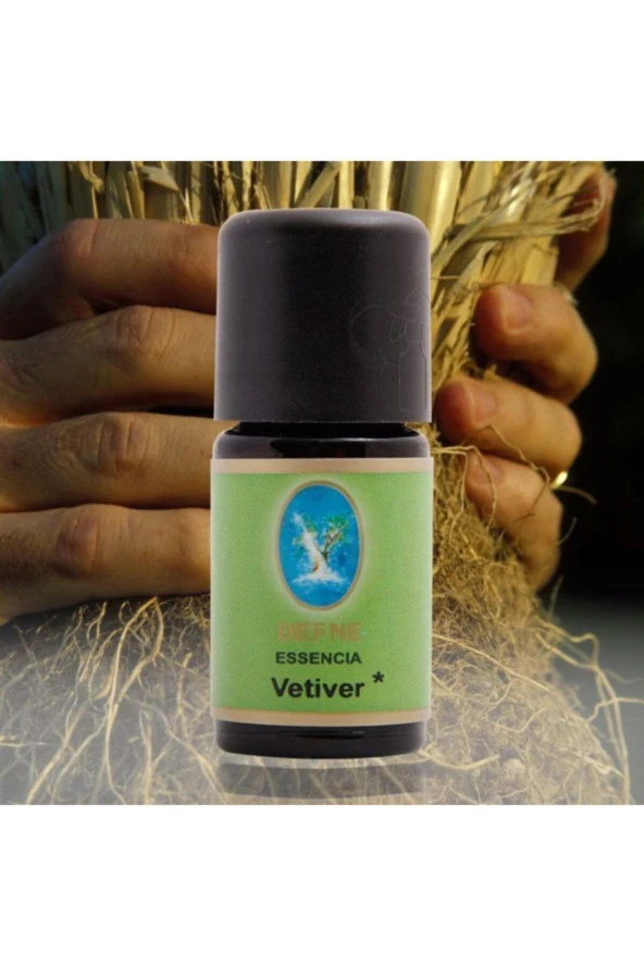 NUKA Organik Vetiver Esansiyel Yağı 5 ml (vetiveria Zizanoides) ürün görseli 1