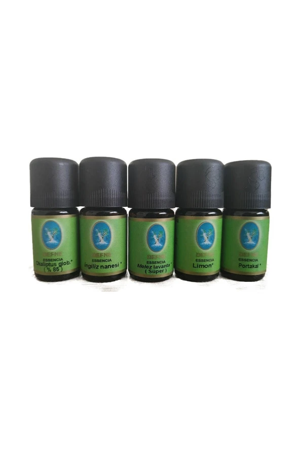 NU-KA DEFNE ESSENCIA Nuka Yağ 5 Li Avantaj Paketi (5 Ml) ürün görseli 1
