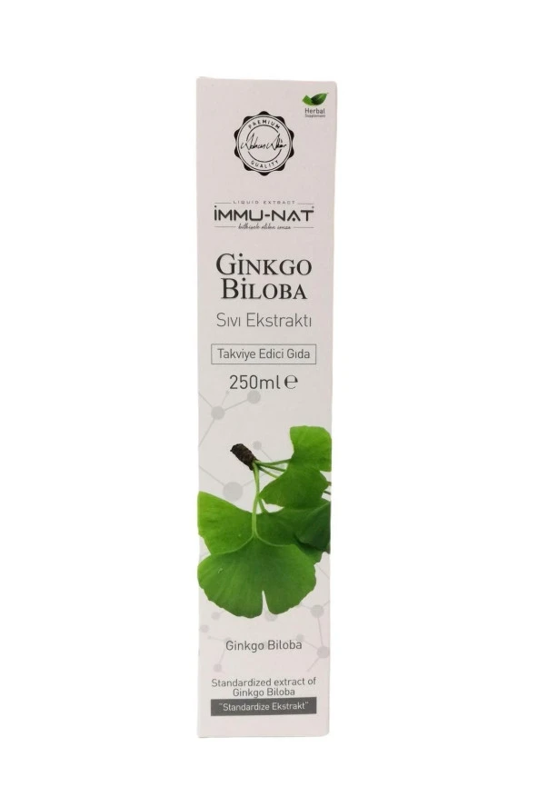 İMMU-NAT Ginkgo Biloba Sıvı Ektraktı 250ml ürün görseli 1