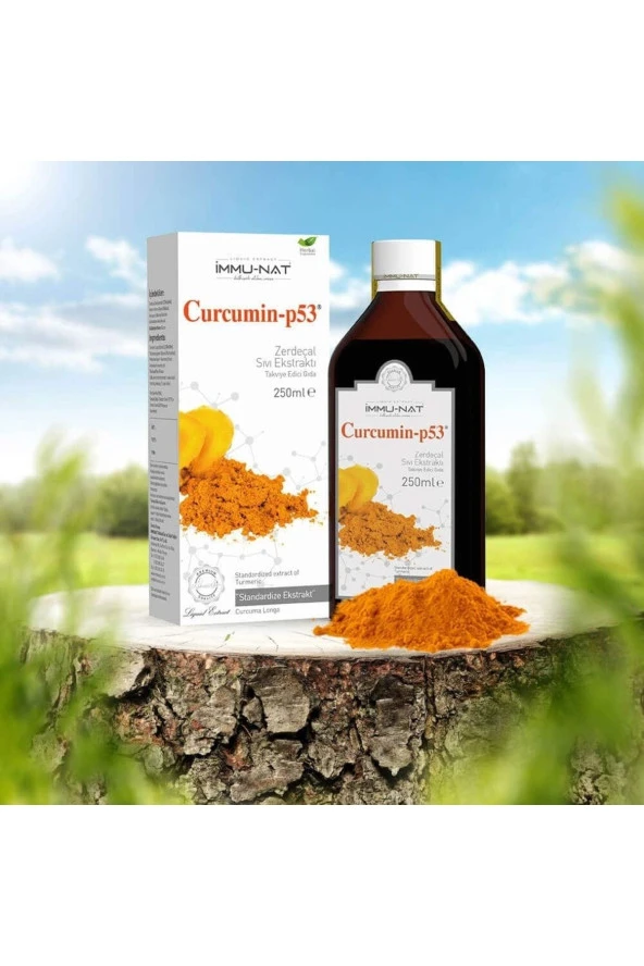 İMMU-NAT Zerdeçal Ekstraktı Curcumin-p53 250 Ml ürün görseli 1