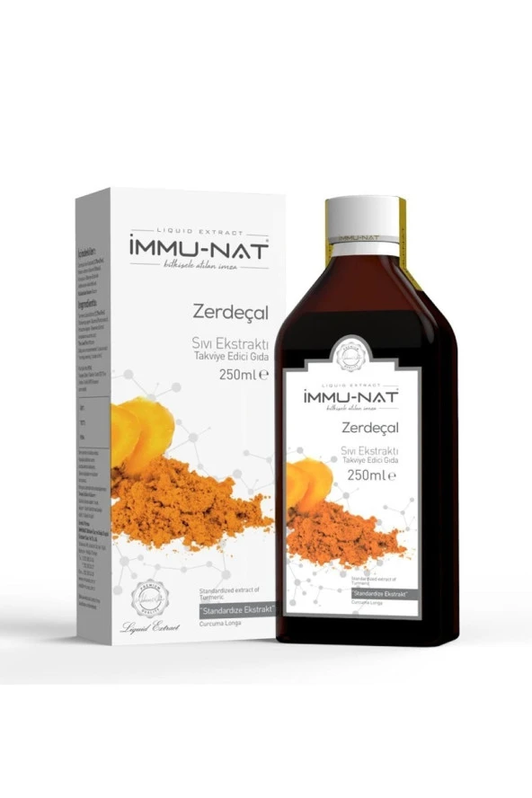 İMMU-NAT Curcumin P53 Zerdeçal Ekstraktı 250ml ürün görseli 1