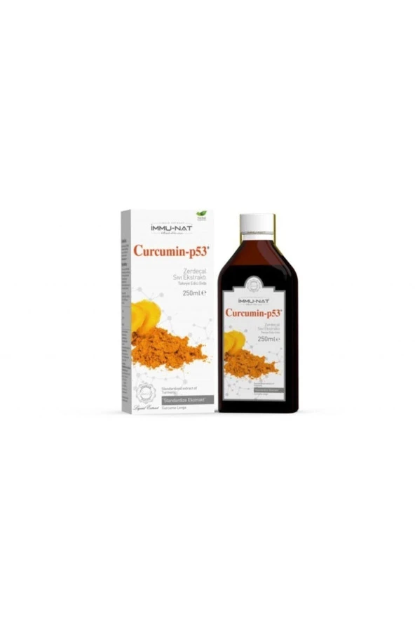 İMMU-NAT Immunatncurcumin-p53 Zerdeçal Sıvı Ekstraktı 250 ml ürün görseli 1
