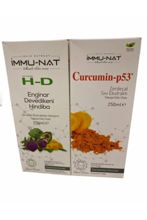 İMMU-NAT Immunat H-d Ve Zerdeçal Set 250 ml ürün görseli 1