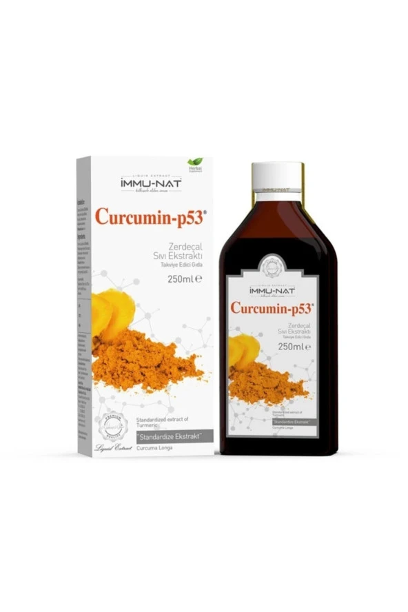 İMMU-NAT Immunat Curcumin-p53 Zerdeçal Ekstresi 250 Ml ürün görseli 1