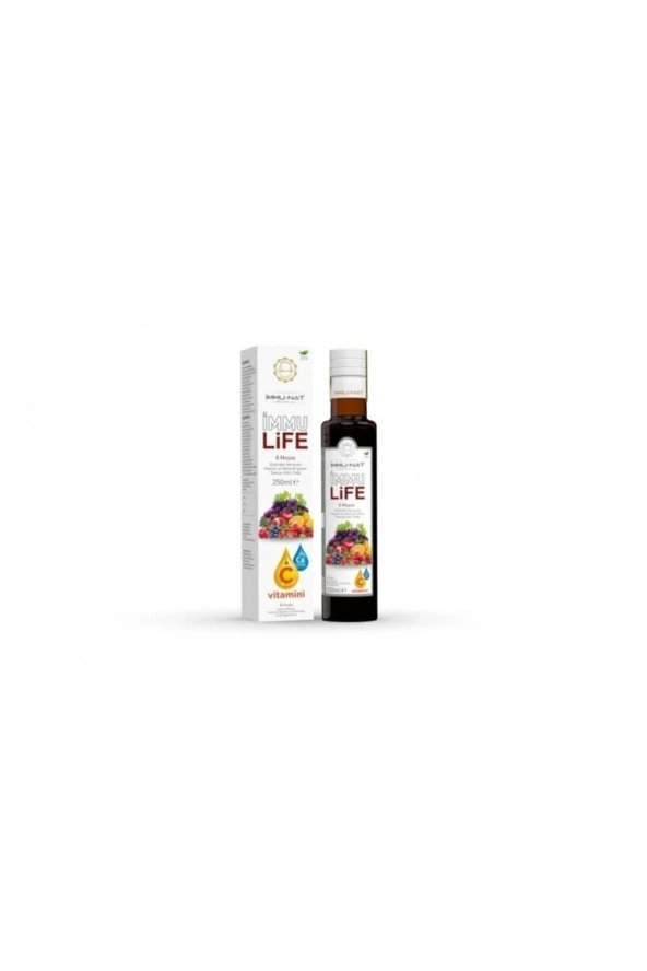 İMMU-NAT Immunat Immu Life 8 Meyve Ekstraktı Karışımlı Vitamin Ve Minarel 250ml ürün görseli 1