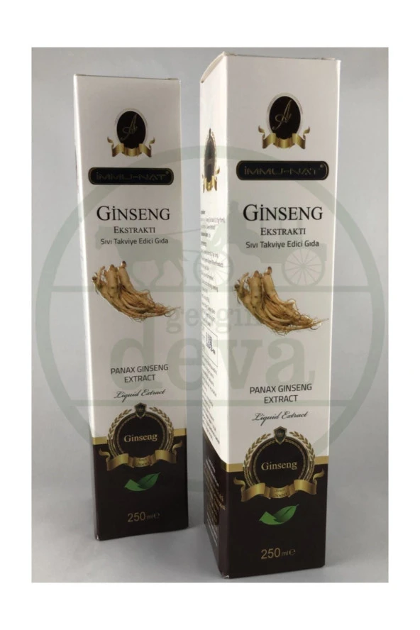 İMMU-NAT Immunat Ginseng Sıvı Ekstraktı  (2'li Kampanya Paketi) 250 ml ürün görseli 1