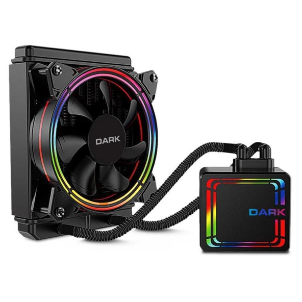 Dark Aquaforce W126 120MM Fixed Rgb Ledli İşlemci Sıvı Soğutma ürün görseli 1