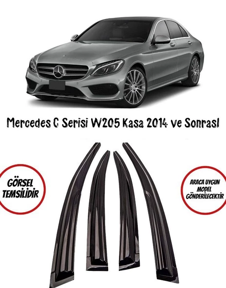 Mercedes C Serisi W205 Kasa 2014 ve Sonrası Cam Rüzgarlığı ürün görseli 1