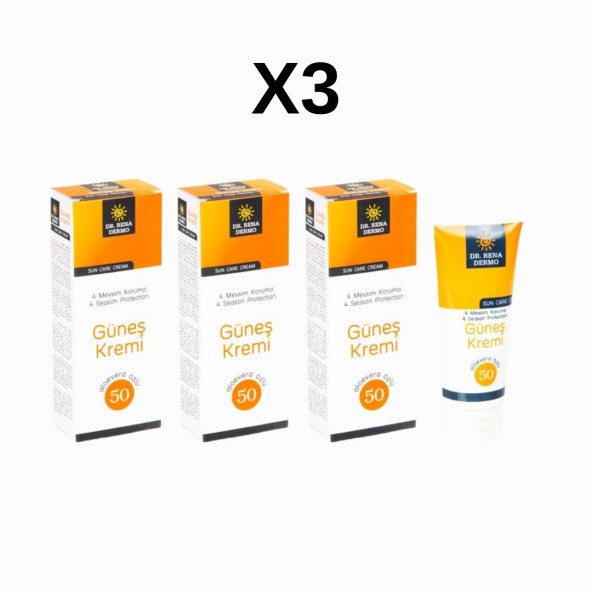DR.RENA GUNES KREMI ALOEVERA OZLU 50 FKT 100 ML   X 3 ADET ürün görseli 1