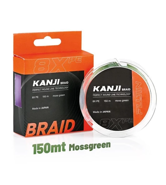 Fujin Kanji 8X 150MT Moss Green Pe Line ürün görseli 1