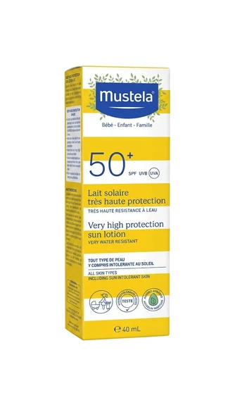 Mustela Güneş Losyonu SPF50 40 ml ürün görseli 1