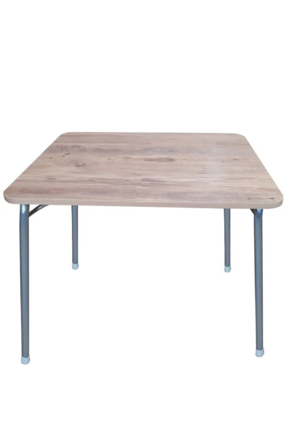 Depolife Pratik Katlanır Ayak Mutfak Yemek Masası Balkon Ders Çalışma Piknik Masa 60x90cm Ceviz ürün görseli 1