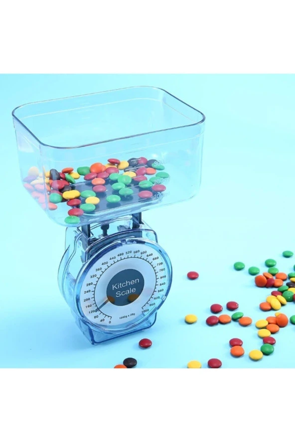 Depolife 1 Kg Hassas Mekanik Mutfak Tartısı Gıda Litre Ölçer Dara Ölçekli Hassas Terazi Mekanik Tartı Kantar ürün görseli 1