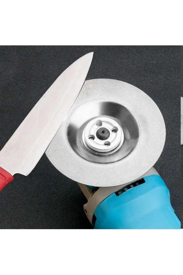 Depolife Bileme Için Elmaslı 100mm Disk Bıçak Satır Makas Bileyleme Diski Masat ürün görseli 1