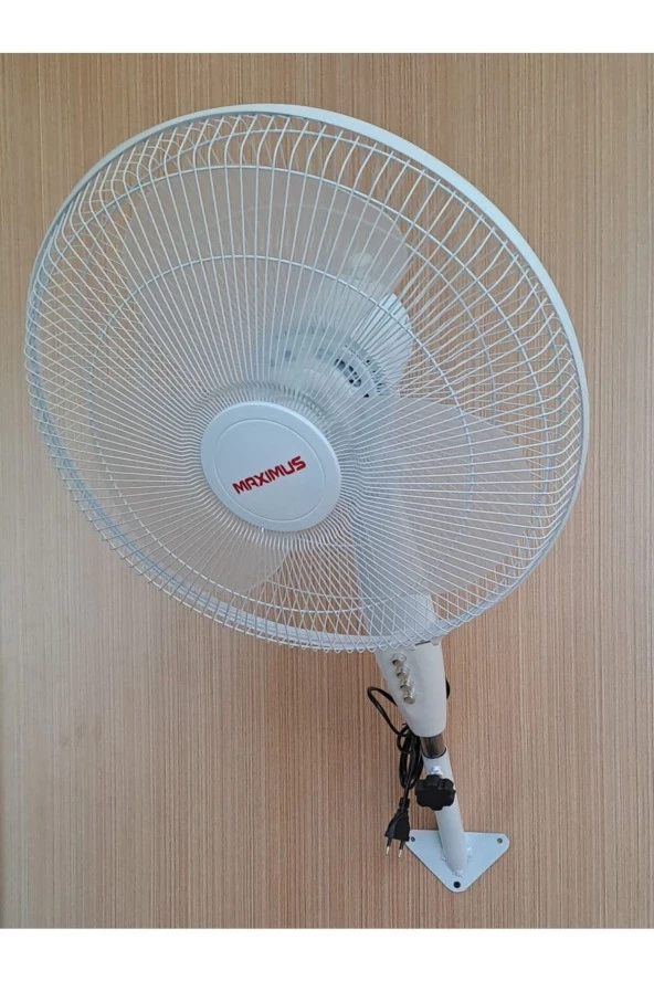 Depolife Duvar montajlı hava vantilatörü döner kafa duvar için Pervane 40cm  siyah rüzgar Fanı ürün görseli 1