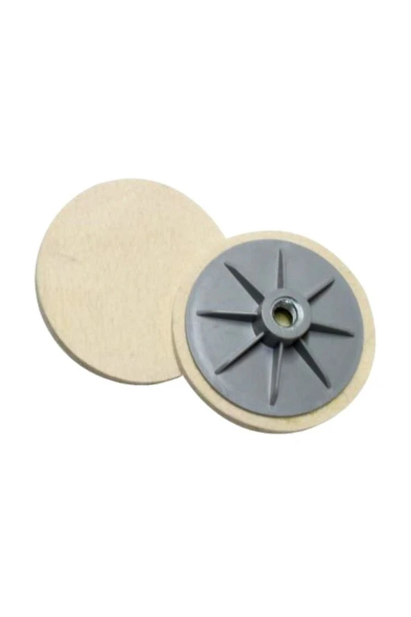 Demir 115mm KEÇE TABAN M14 POLİSAJ CİLA TABANI PASTA CİLA ürün görseli 1