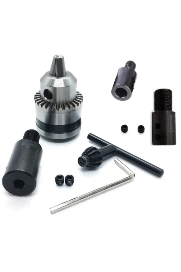 Depolife 10mm Mandren Otomatik Mandrel Okul Proje Ödev Hobi Uygulama 5mm-8mm-10mm Motora Bağlama Kaplin ürün görseli 1